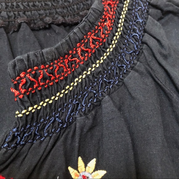 VTG 1930s Style Embroidered Peasant Dress - Picture 6 of 9